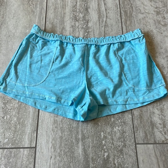 sweet treasures,Medium (8-10)blue pajama shorts,elastic waist band for women - Picture 6 of 8